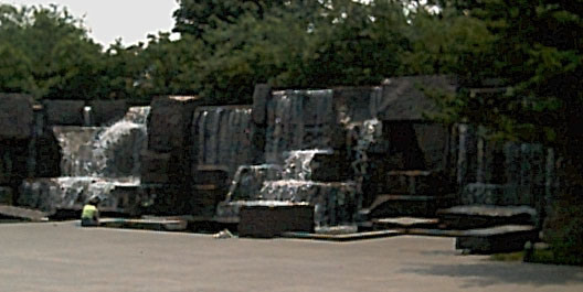One of six falls at the FDR Memorial