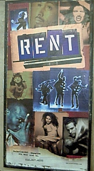 The Rent billboard