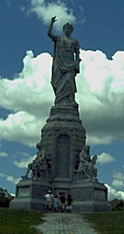 A Statue Monument in honor of the original Pilgrims