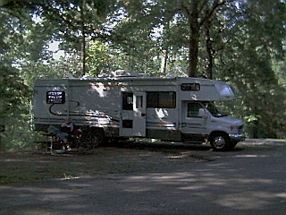 Parked at Cumberland Falls State Resort Park
