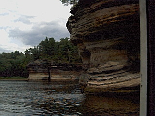 Cool rocks in the Wisconsin River